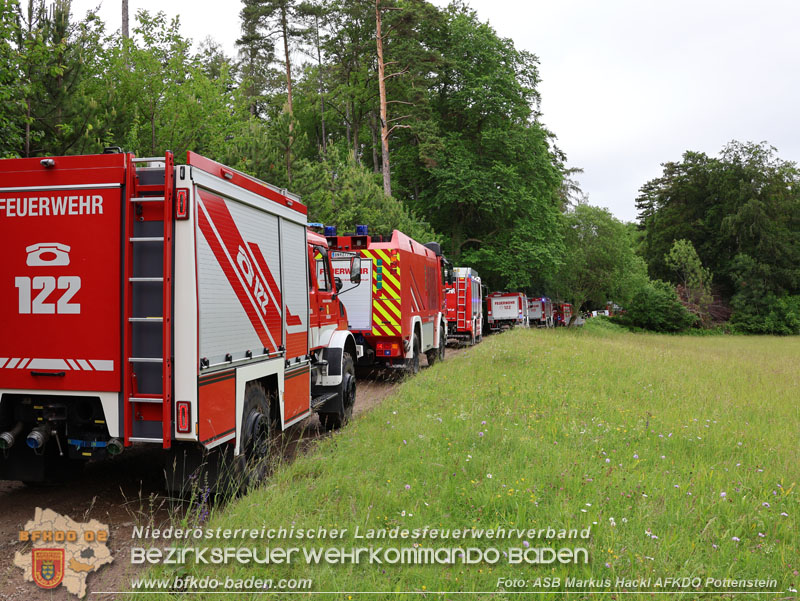 20240601 Abschnittsbung Waldbrand" 2024 in Furth-Pottenstein-Weissenbach  Foto: ASB Markus Hackl AFKDO Pottenstein