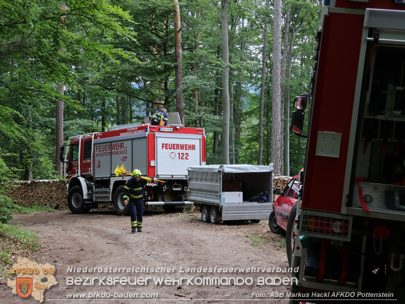 20240601 Abschnittsbung Waldbrand" 2024 in Furth-Pottenstein-Weissenbach  Foto: ASB Markus Hackl AFKDO Pottenstein