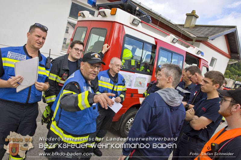 20240601 Abschnittsbung Waldbrand" 2024 in Furth-Pottenstein-Weissenbach Foto: Stefan Schneider S5/BFKDO Baden