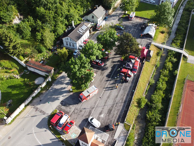 20240601 Abschnittsbung Waldbrand" 2024 in Furth-Pottenstein-Weissenbach  Foto: Christoph Seewald Drohne Media