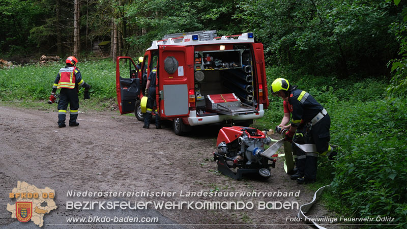 20240601 Abschnittsbung Waldbrand" 2024 in Furth-Pottenstein-Weissenbach Foto: Taxberger FF dlitz