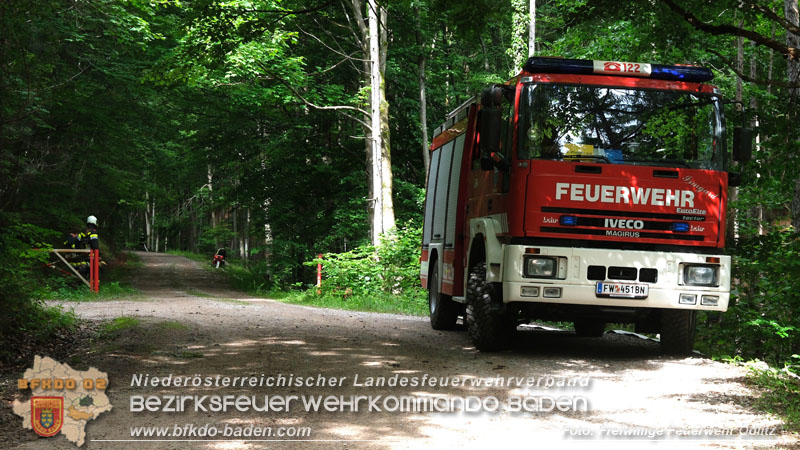 20240601 Abschnittsbung Waldbrand" 2024 in Furth-Pottenstein-Weissenbach Foto: Taxberger FF dlitz