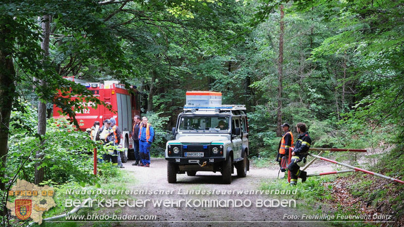 20240601 Abschnittsbung Waldbrand" 2024 in Furth-Pottenstein-Weissenbach Foto: Taxberger FF dlitz