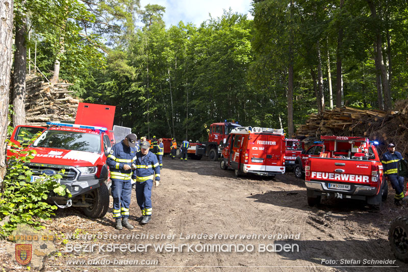 20240601 Abschnittsbung Waldbrand" 2024 in Furth-Pottenstein-Weissenbach Foto: Stefan Schneider S5/BFKDO Baden