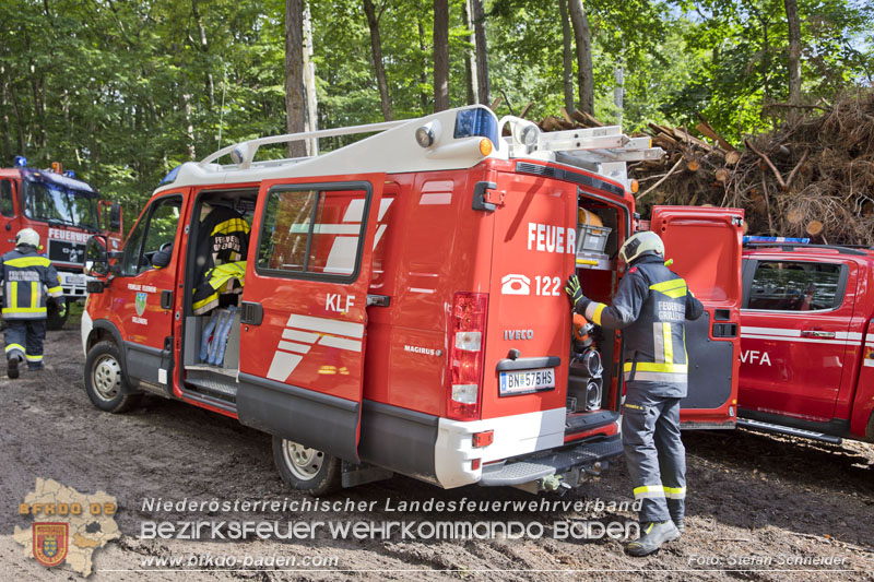 20240601 Abschnittsbung Waldbrand" 2024 in Furth-Pottenstein-Weissenbach Foto: Stefan Schneider S5/BFKDO Baden