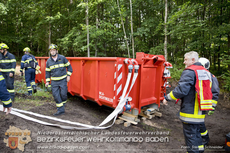 20240601 Abschnittsbung Waldbrand" 2024 in Furth-Pottenstein-Weissenbach Foto: Stefan Schneider S5/BFKDO Baden