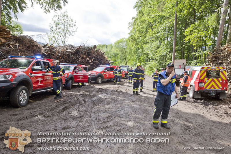 20240601 Abschnittsbung Waldbrand" 2024 in Furth-Pottenstein-Weissenbach Foto: Stefan Schneider S5/BFKDO Baden