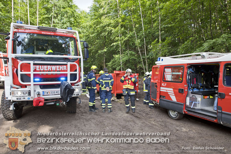 20240601 Abschnittsbung Waldbrand" 2024 in Furth-Pottenstein-Weissenbach Foto: Stefan Schneider S5/BFKDO Baden