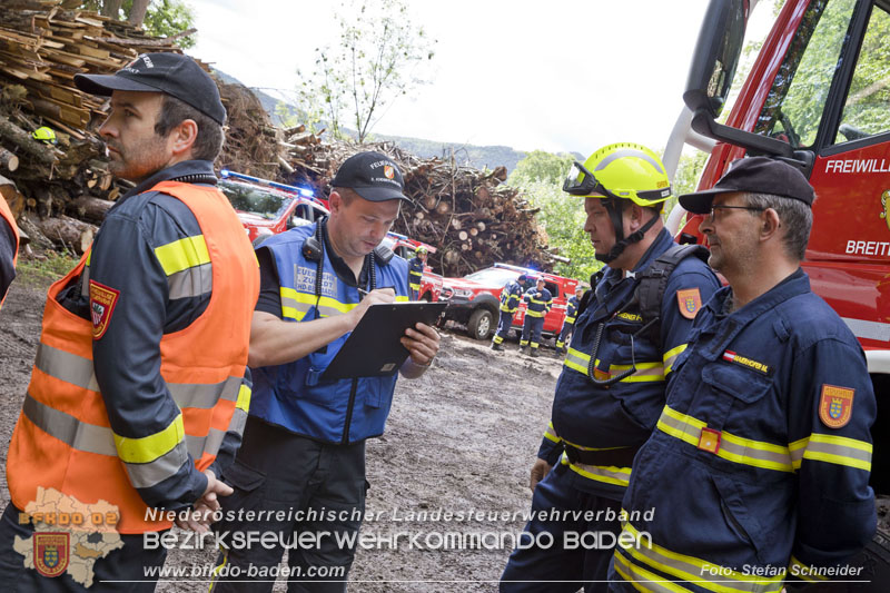 20240601 Abschnittsbung Waldbrand" 2024 in Furth-Pottenstein-Weissenbach Foto: Stefan Schneider S5/BFKDO Baden