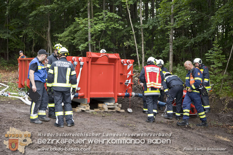 20240601 Abschnittsbung Waldbrand" 2024 in Furth-Pottenstein-Weissenbach Foto: Stefan Schneider S5/BFKDO Baden