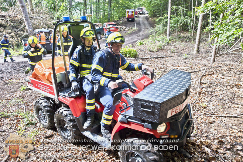 20240601 Abschnittsbung Waldbrand" 2024 in Furth-Pottenstein-Weissenbach Foto: Stefan Schneider S5/BFKDO Baden