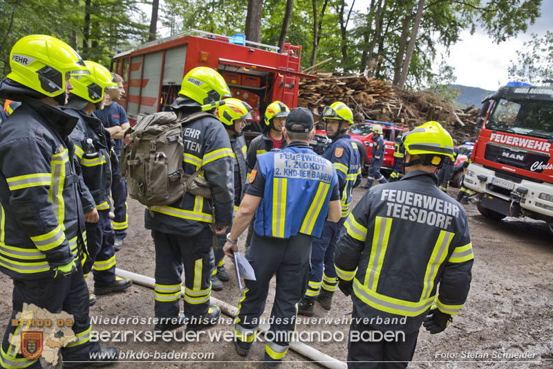 20240601 Abschnittsbung Waldbrand" 2024 in Furth-Pottenstein-Weissenbach  Foto: Stefan Schneider S5/BFKDO Baden