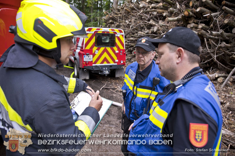 20240601 Abschnittsbung Waldbrand" 2024 in Furth-Pottenstein-Weissenbach  Foto: Stefan Schneider S5/BFKDO Baden