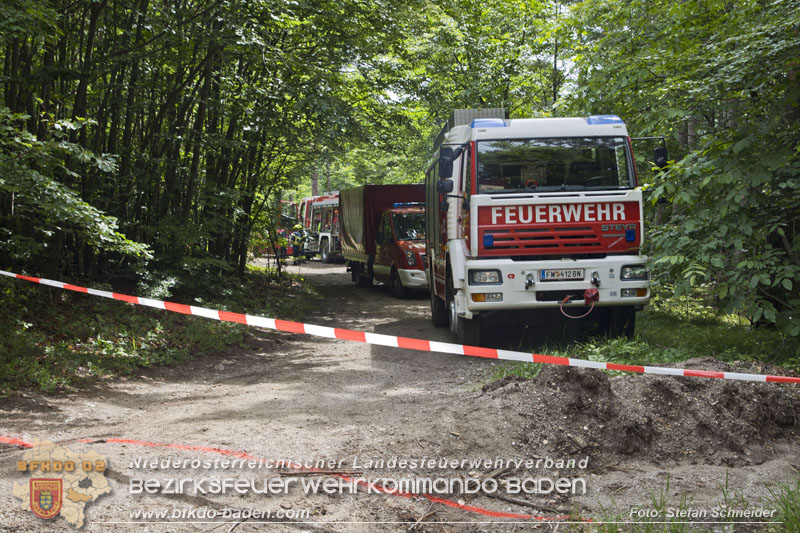 20240601 Abschnittsbung Waldbrand" 2024 in Furth-Pottenstein-Weissenbach Foto: Stefan Schneider S5/BFKDO Baden