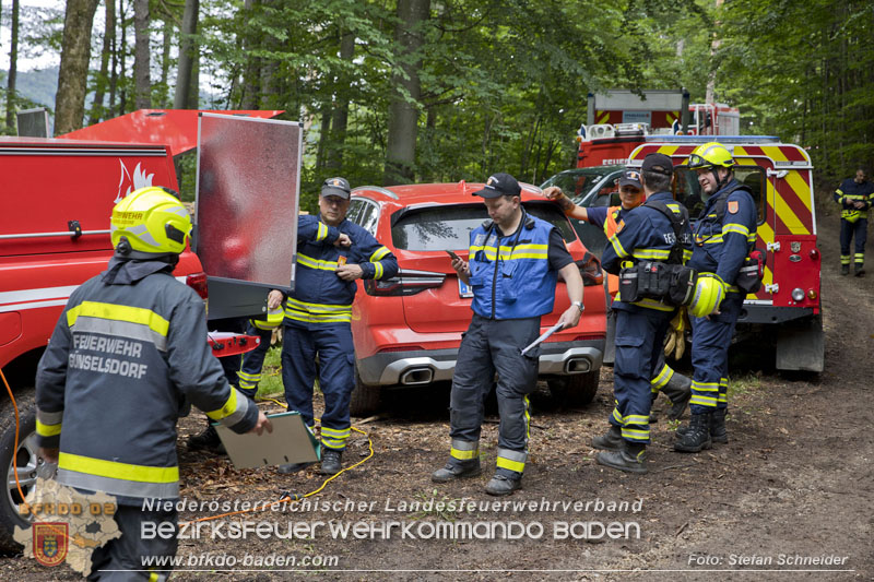 20240601 Abschnittsbung Waldbrand" 2024 in Furth-Pottenstein-Weissenbach Foto: Stefan Schneider S5/BFKDO Baden