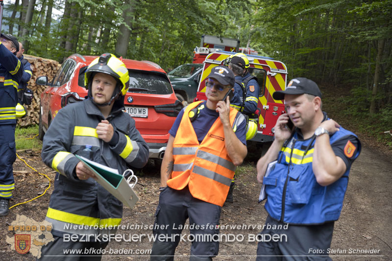 20240601 Abschnittsbung Waldbrand" 2024 in Furth-Pottenstein-Weissenbach Foto: Stefan Schneider S5/BFKDO Baden