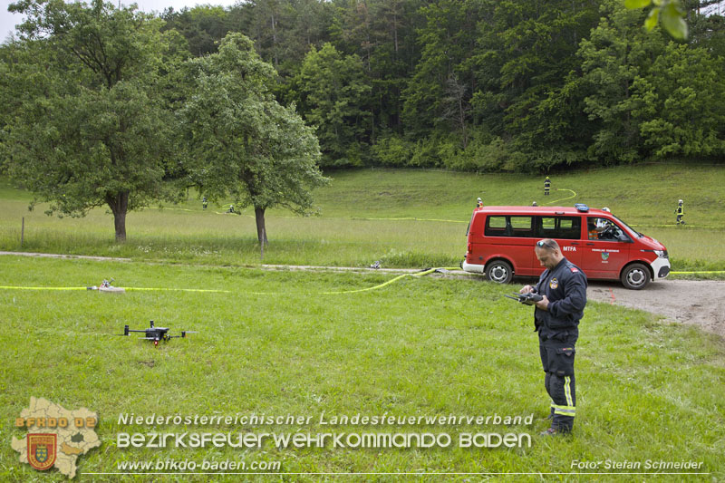 20240601 Abschnittsbung Waldbrand" 2024 in Furth-Pottenstein-Weissenbach Foto: Stefan Schneider S5/BFKDO Baden