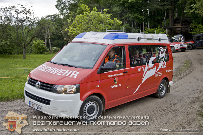 20240601 Abschnittsbung Waldbrand" 2024 in Furth-Pottenstein-Weissenbach Foto: Stefan Schneider S5/BFKDO Baden