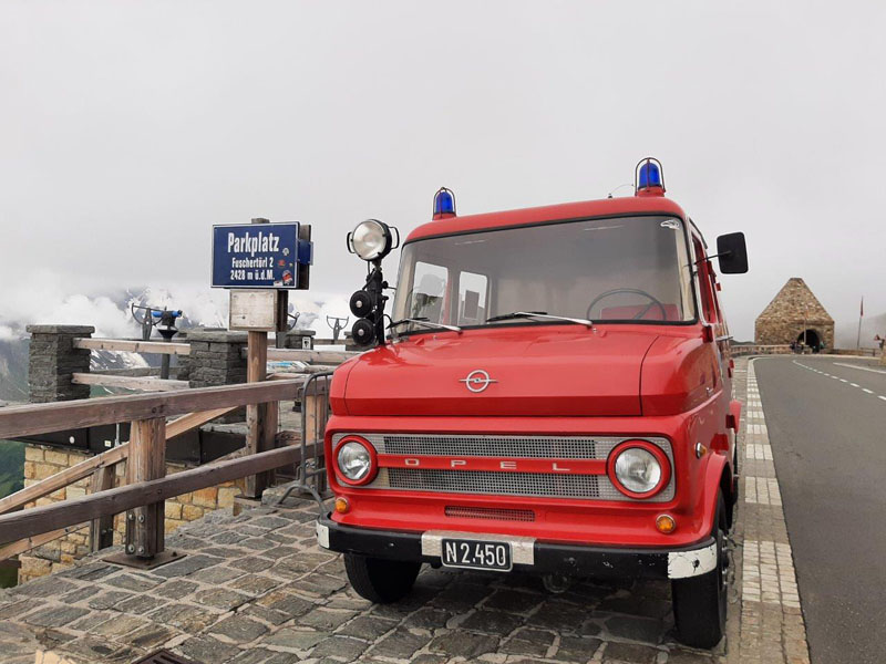 20240623-20 Teilnahme mit dem TLF 100 Opel Blitz FF Pottenstein an der FW Oldtimer WM am Groglockner 