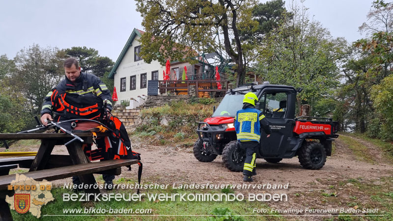 20241005_Abschnittsfeuerwehrbung in Pfaffsttten Waldgebiet Rund um die Rudolf Prokschhtte  Foto: Stefan Schneider FF Baden-Stadt