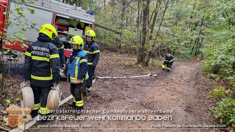 20241005_Abschnittsfeuerwehrbung in Pfaffsttten Waldgebiet Rund um die Rudolf Prokschhtte  Foto: Stefan Schneider FF Baden-Stadt