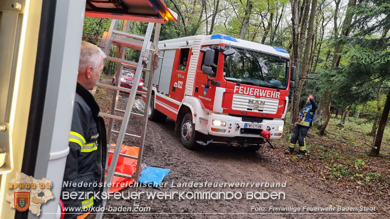 20241005_Abschnittsfeuerwehrbung in Pfaffsttten Waldgebiet Rund um die Rudolf Prokschhtte  Foto: Stefan Schneider FF Baden-Stadt