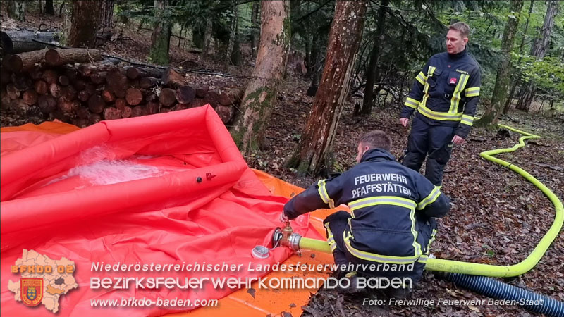 20241005_Abschnittsfeuerwehrbung in Pfaffsttten Waldgebiet Rund um die Rudolf Prokschhtte  Foto: Stefan Schneider FF Baden-Stadt