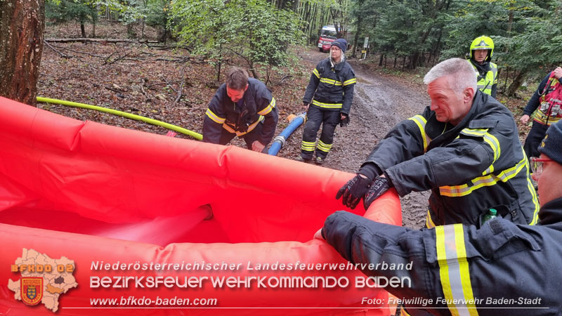 20241005_Abschnittsfeuerwehrbung in Pfaffsttten Waldgebiet Rund um die Rudolf Prokschhtte  Foto: Stefan Schneider FF Baden-Stadt