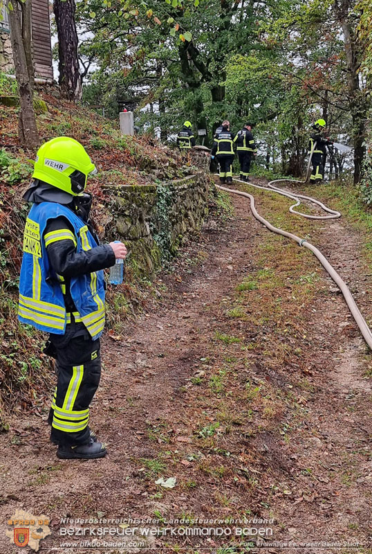 20241005_Abschnittsfeuerwehrbung in Pfaffsttten Waldgebiet Rund um die Rudolf Prokschhtte  Foto: Stefan Schneider FF Baden-Stadt