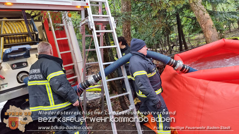 20241005_Abschnittsfeuerwehrbung in Pfaffsttten Waldgebiet Rund um die Rudolf Prokschhtte  Foto: Stefan Schneider FF Baden-Stadt