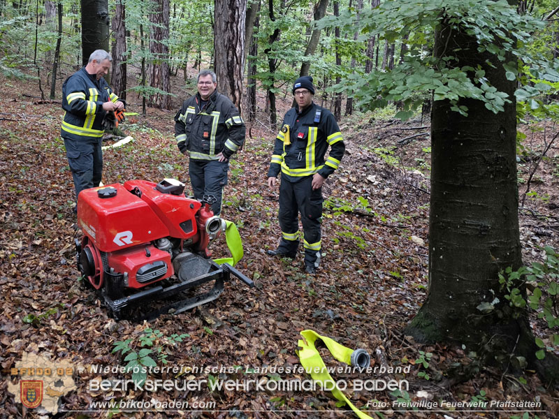 20241005_Abschnittsfeuerwehrbung in Pfaffsttten Waldgebiet Rund um die Rudolf Prokschhtte  Foto: Melanie Raimann FF Pfaffsttten