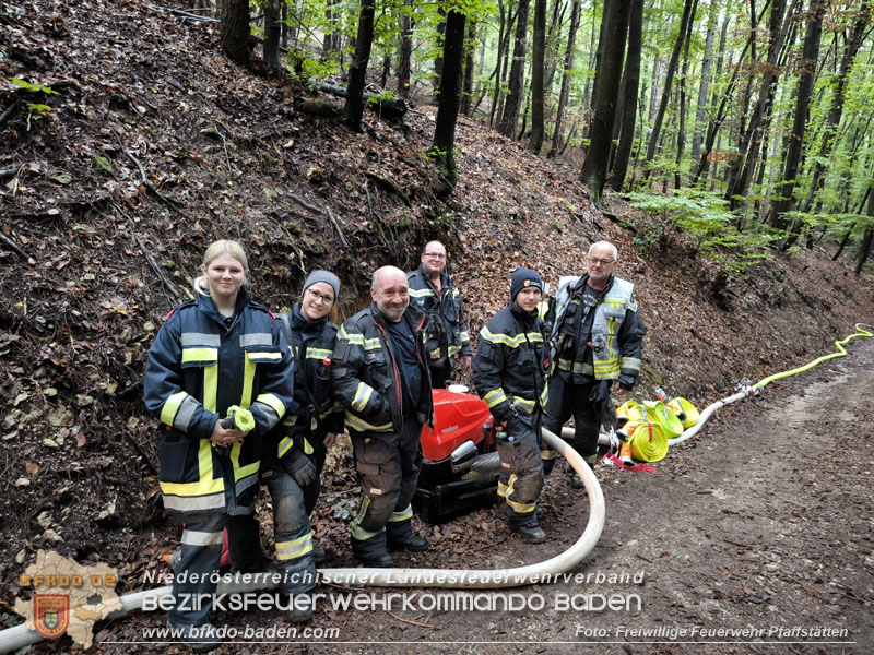 20241005_Abschnittsfeuerwehrbung in Pfaffsttten Waldgebiet Rund um die Rudolf Prokschhtte  Foto: Melanie Raimann FF Pfaffsttten