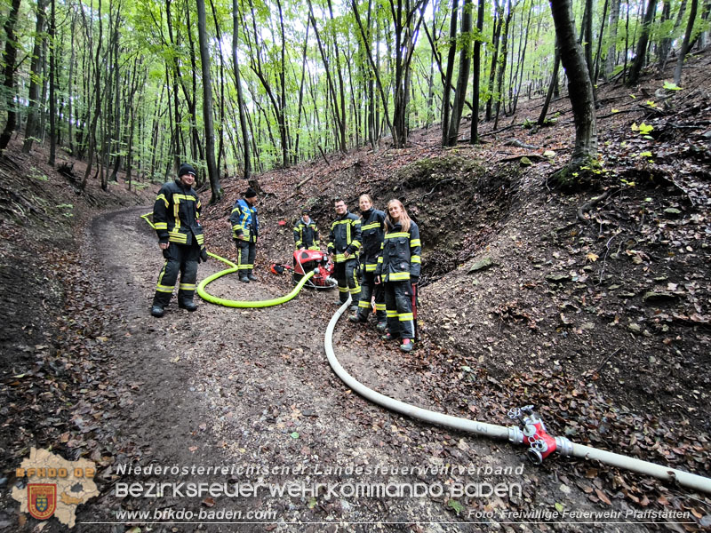 20241005_Abschnittsfeuerwehrbung in Pfaffsttten Waldgebiet Rund um die Rudolf Prokschhtte  Foto: Melanie Raimann FF Pfaffsttten