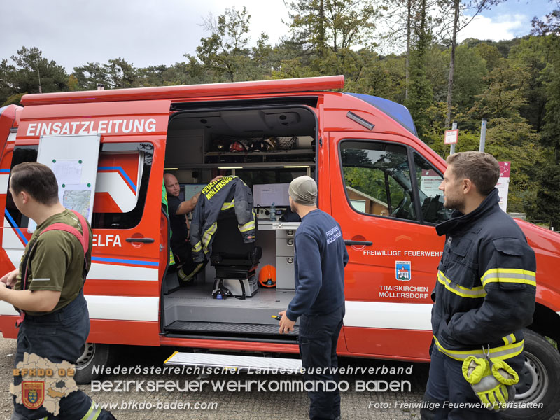 20241005_Abschnittsfeuerwehrbung in Pfaffsttten Waldgebiet Rund um die Rudolf Prokschhtte  Foto: Melanie Raimann FF Pfaffsttten