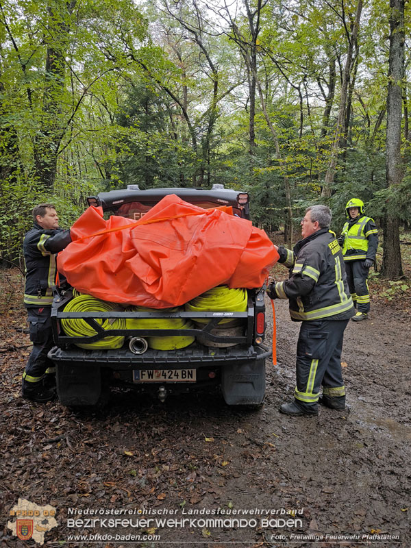 20241005_Abschnittsfeuerwehrbung in Pfaffsttten Waldgebiet Rund um die Rudolf Prokschhtte  Foto: Melanie Raimann FF Pfaffsttten